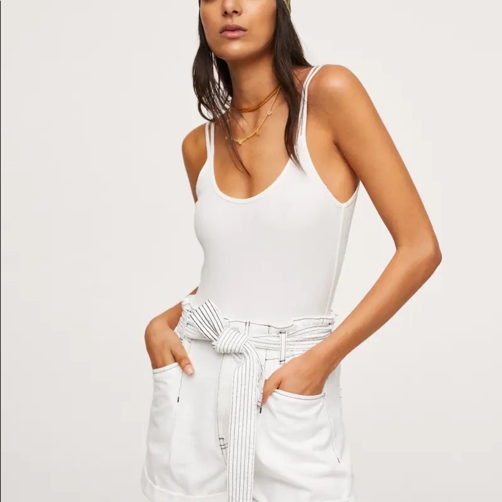 MANGO PAPER BAG SHORTS